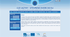 Desktop Screenshot of otevrene-dvere.eu