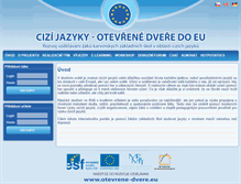 Tablet Screenshot of otevrene-dvere.eu